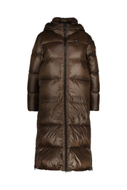Daunenmantel CELIA mit Kapuze - 365 Castagna - Braun
