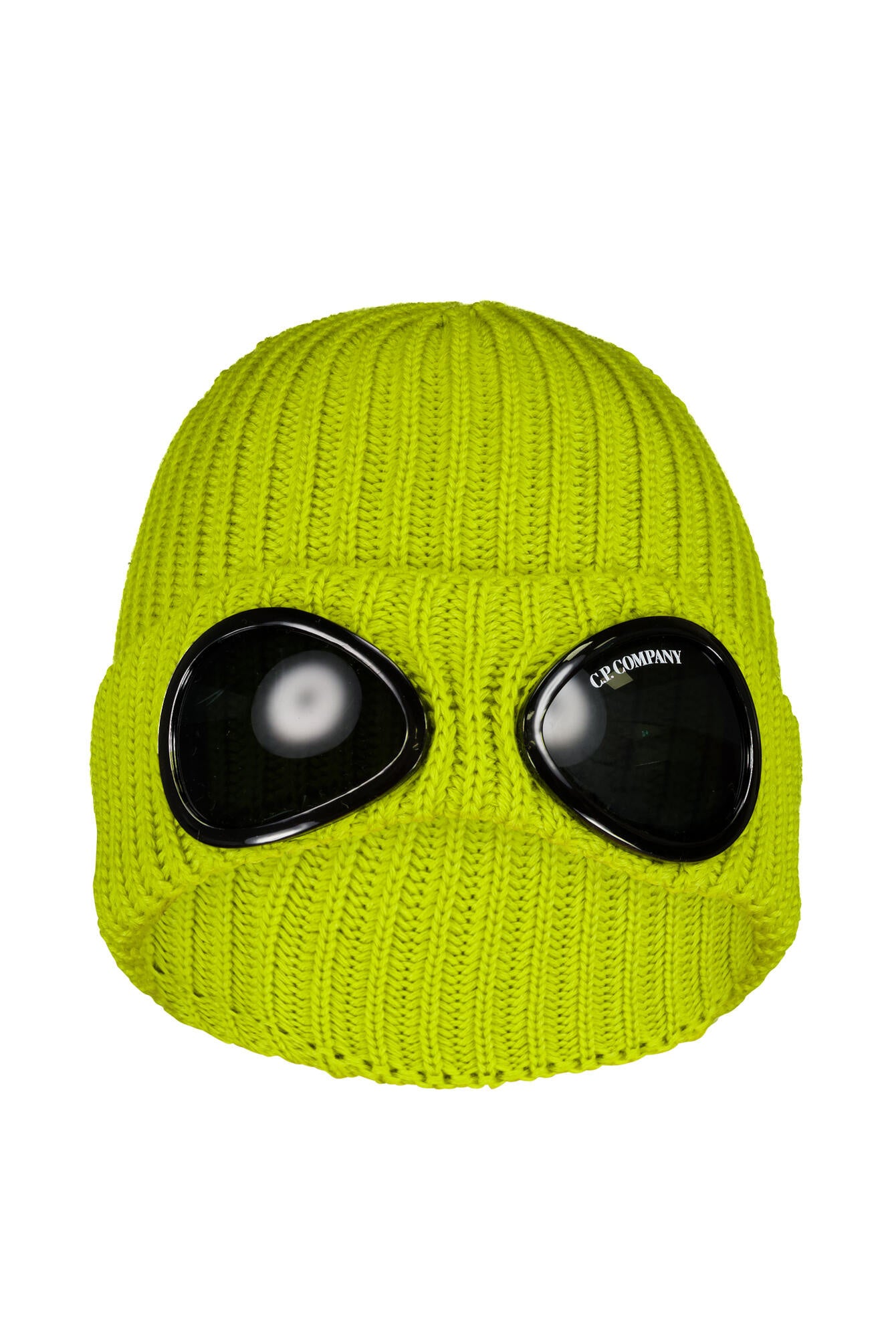 Beanie mit Goggle-Detail - 210 Green - Gelb