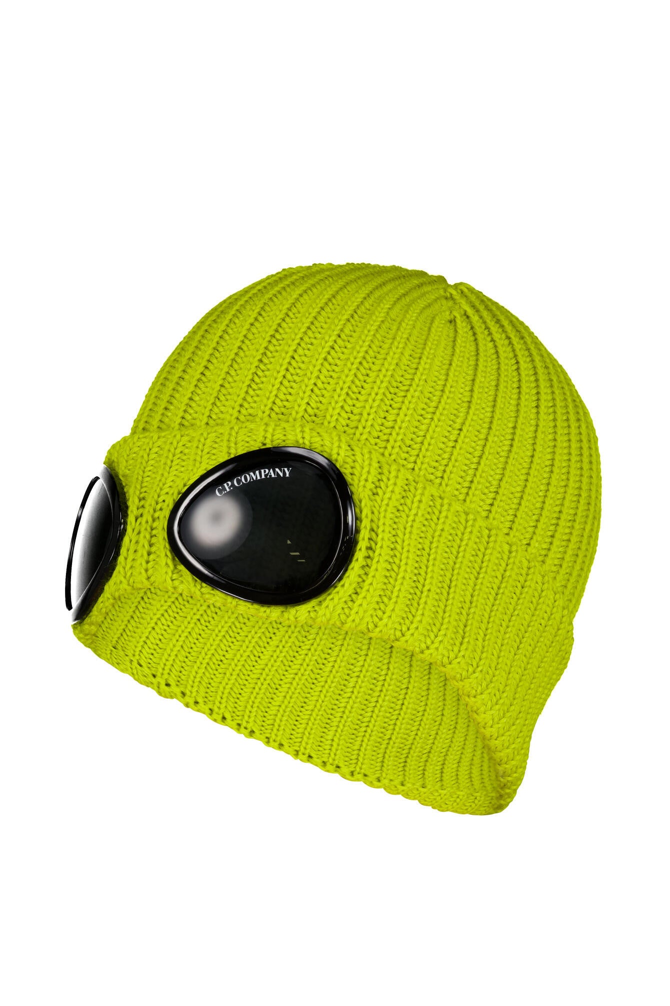 Beanie mit Goggle-Detail - 210 Green - Gelb