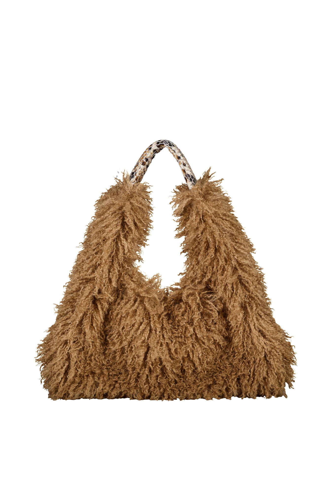 Handtasche HEART SNAKE - 0517 Nuts - Braun