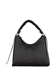 Schultertasche BOHEME Medium - 613 Noir/Cognac - Schwarz