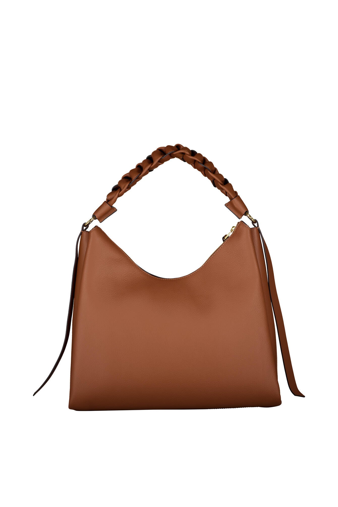 Schultertasche BOHEME Medium - 682 Cognac/Noir - Braun