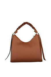 Schultertasche BOHEME Medium - 682 Cognac/Noir - Braun