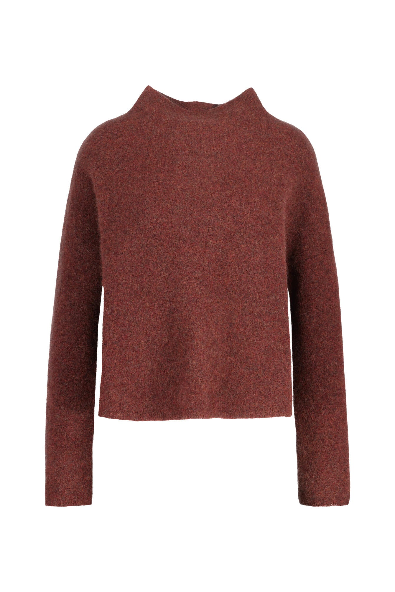Strickpullover aus Wollmix - 0261 Burgundy - Rot