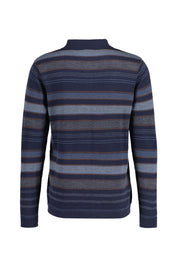 Strickpullover aus Wolle - 948 Total Eclipse - Blau