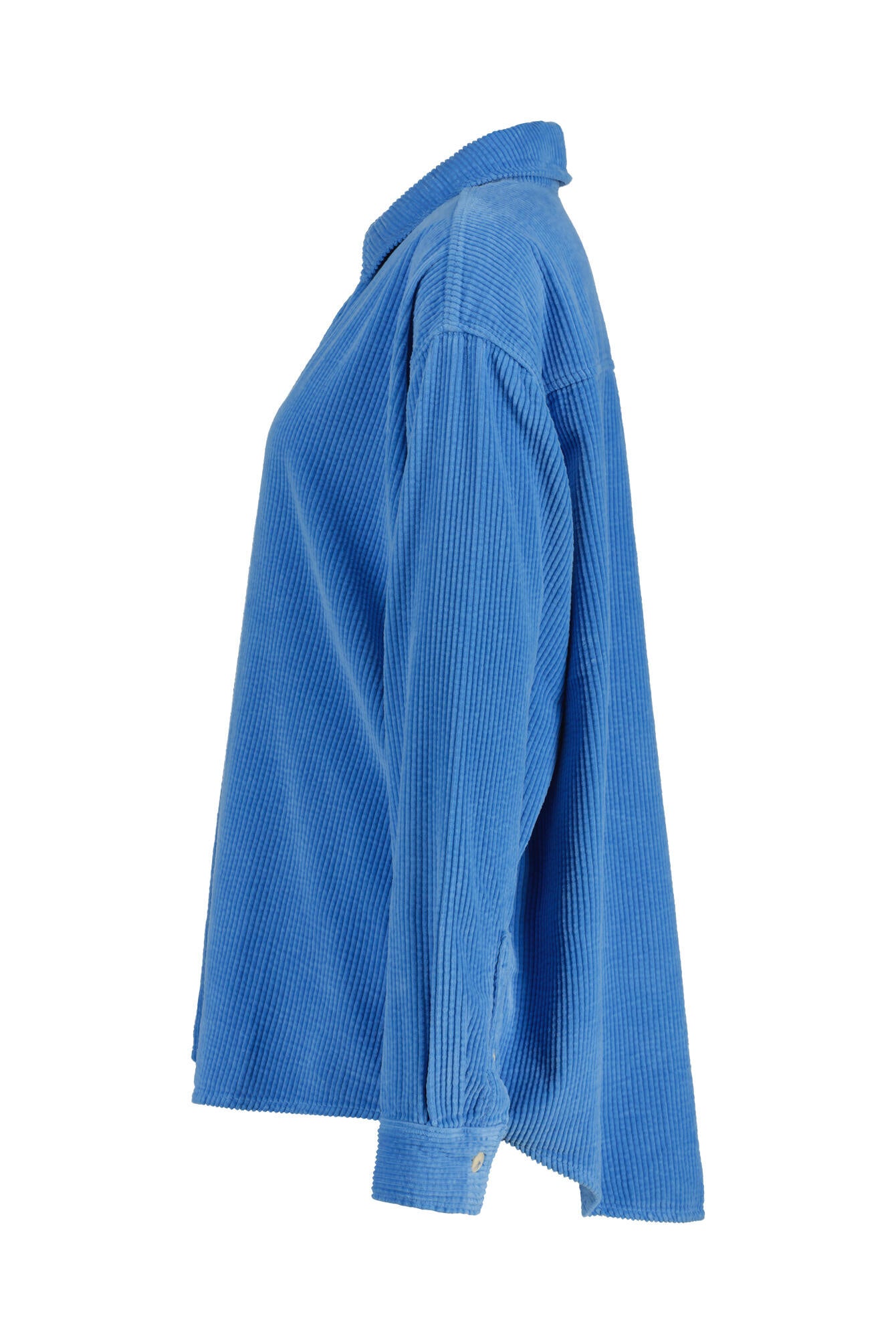 Cordovershirt aus Baumwolle - Celeste Vintage - Blau