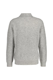 Strickpullover ALFIE aus Wollmix - Sable Grey - Grau