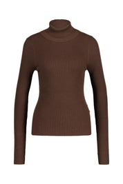 Rollkragenpullover - 122 Chocolate - Braun