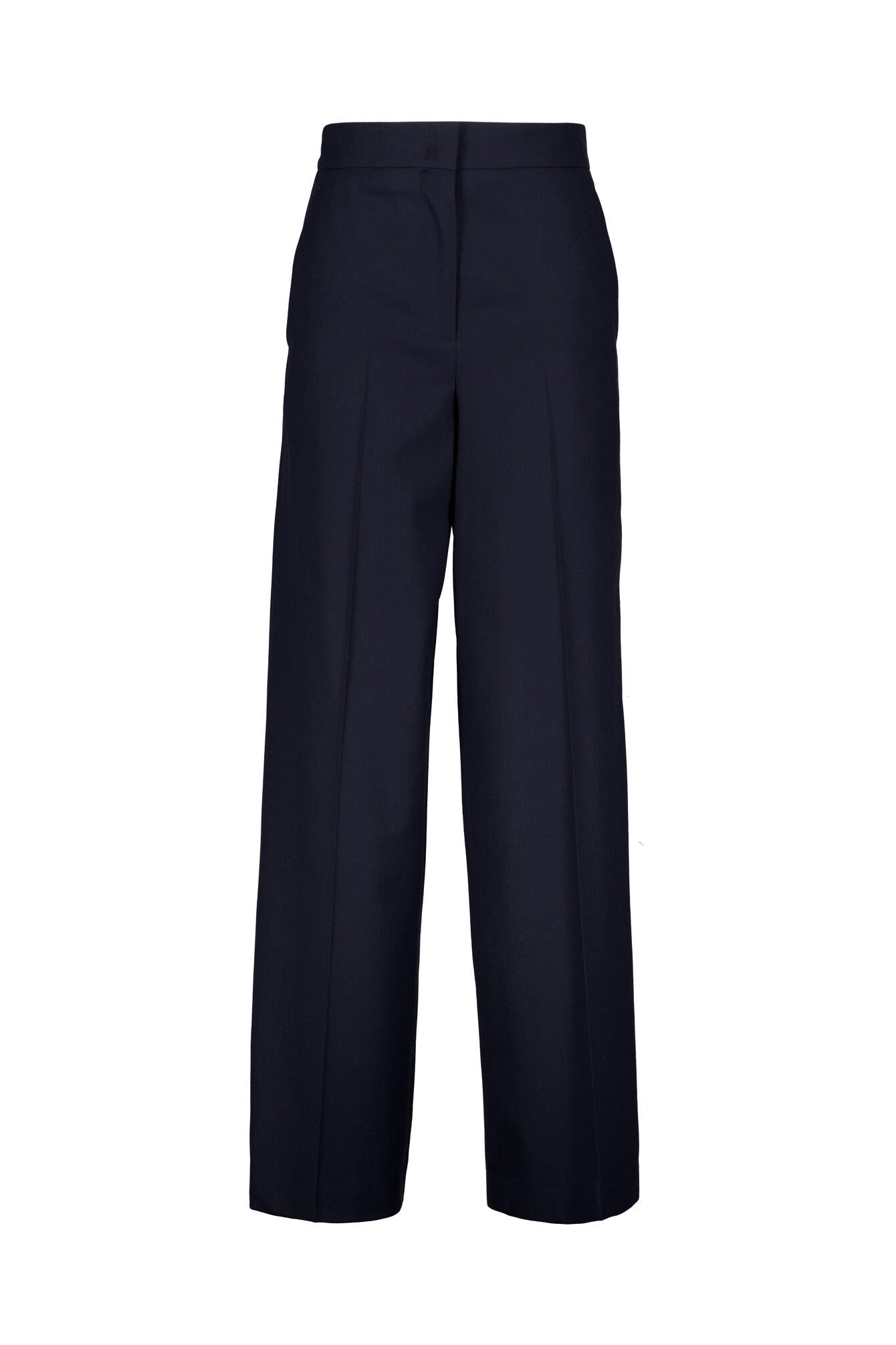 Businesshose Wide Leg - 698 Midnight - Blau