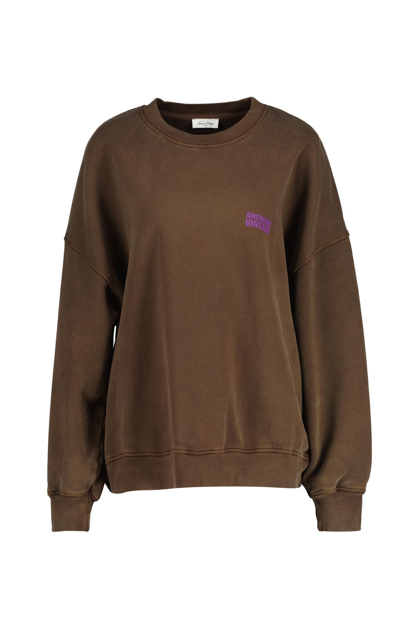 Sweatshirt aus Baumwolle - Chataignier - Braun