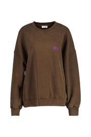 Sweatshirt aus Baumwolle - Chataignier - Braun