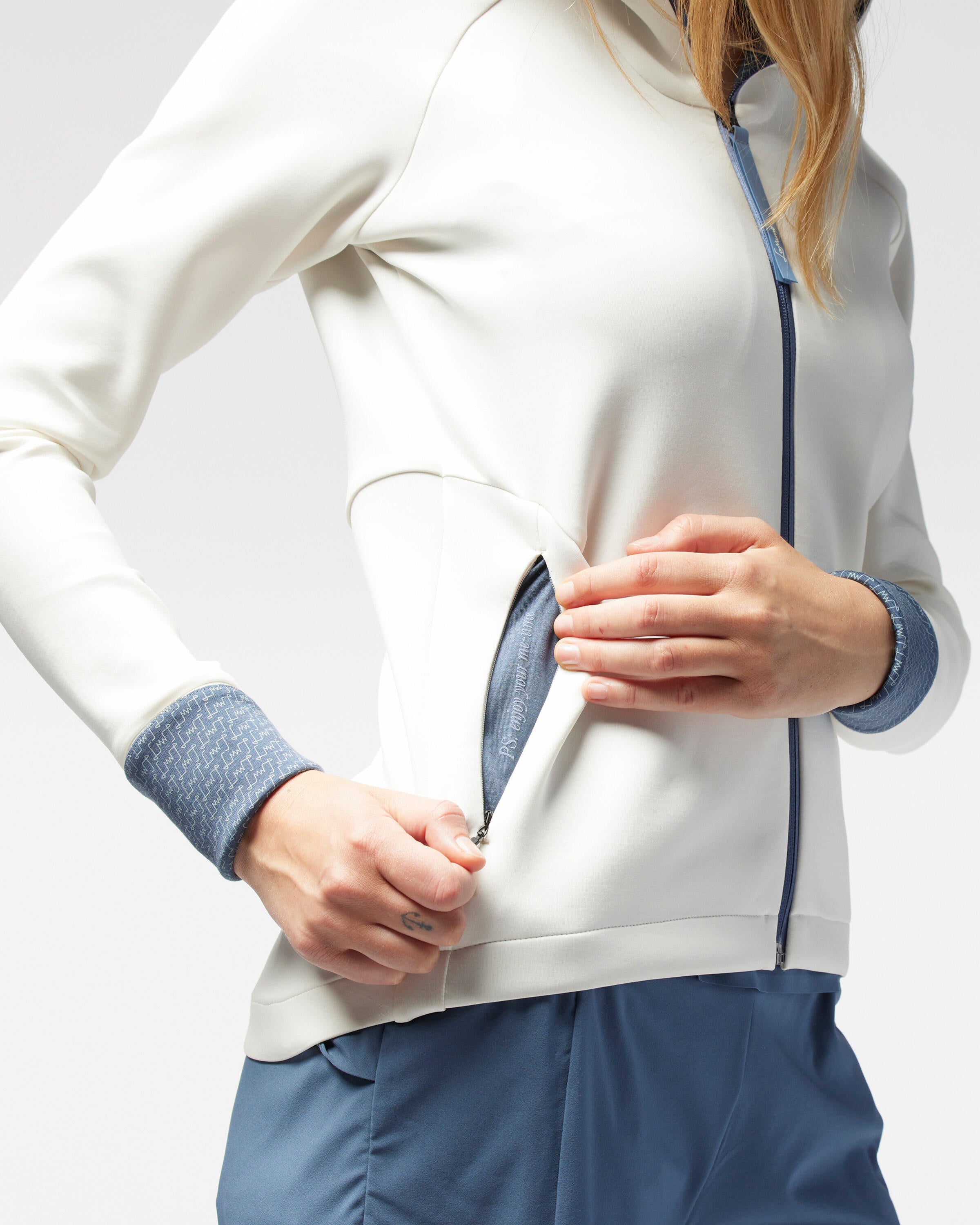 Softshelljacke ANTJE - 0080 Foyy White - Weiß