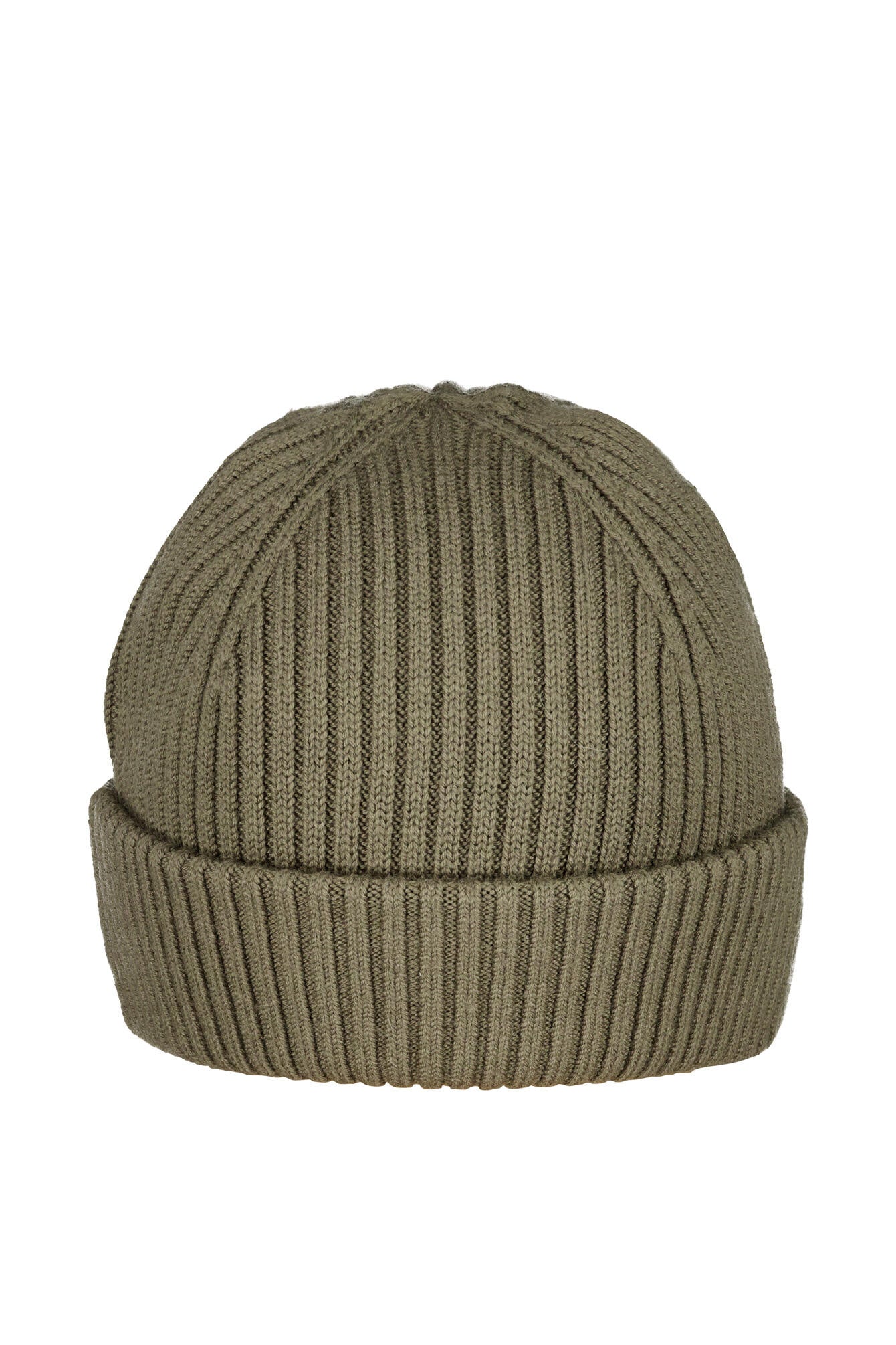 Strickmütze aus Merinowollmix - 0103 Olive Grey - Khaki