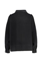 Wolljacke mit Stehkragen - Z99 Black - Schwarz
