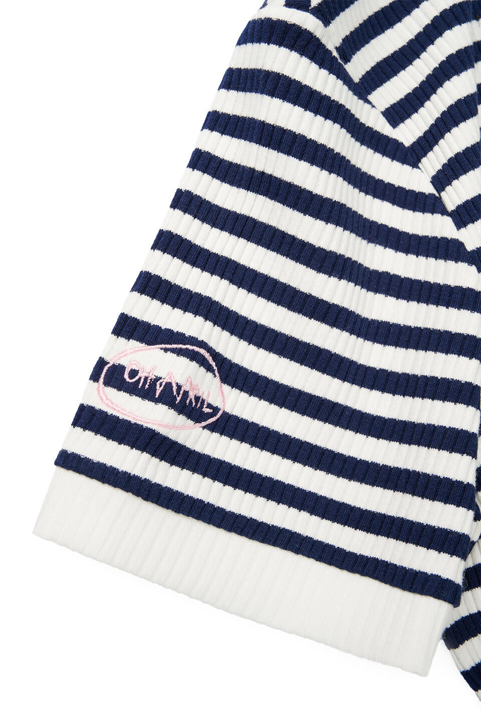 T-Shirt NUALA gestreift - blackberry - Blau