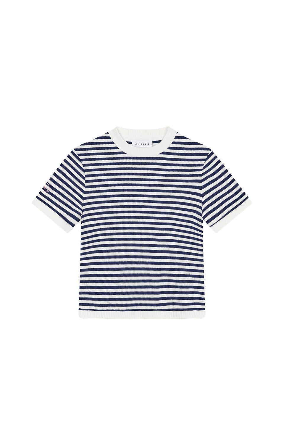 T-Shirt NUALA gestreift - blackberry - Blau
