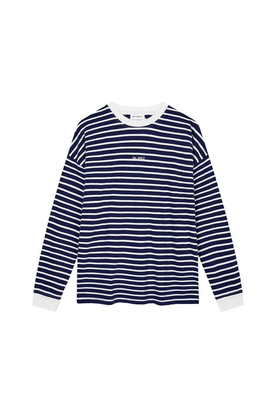 Langarmshirt VENETIA gestreift - Blackberry - Blau