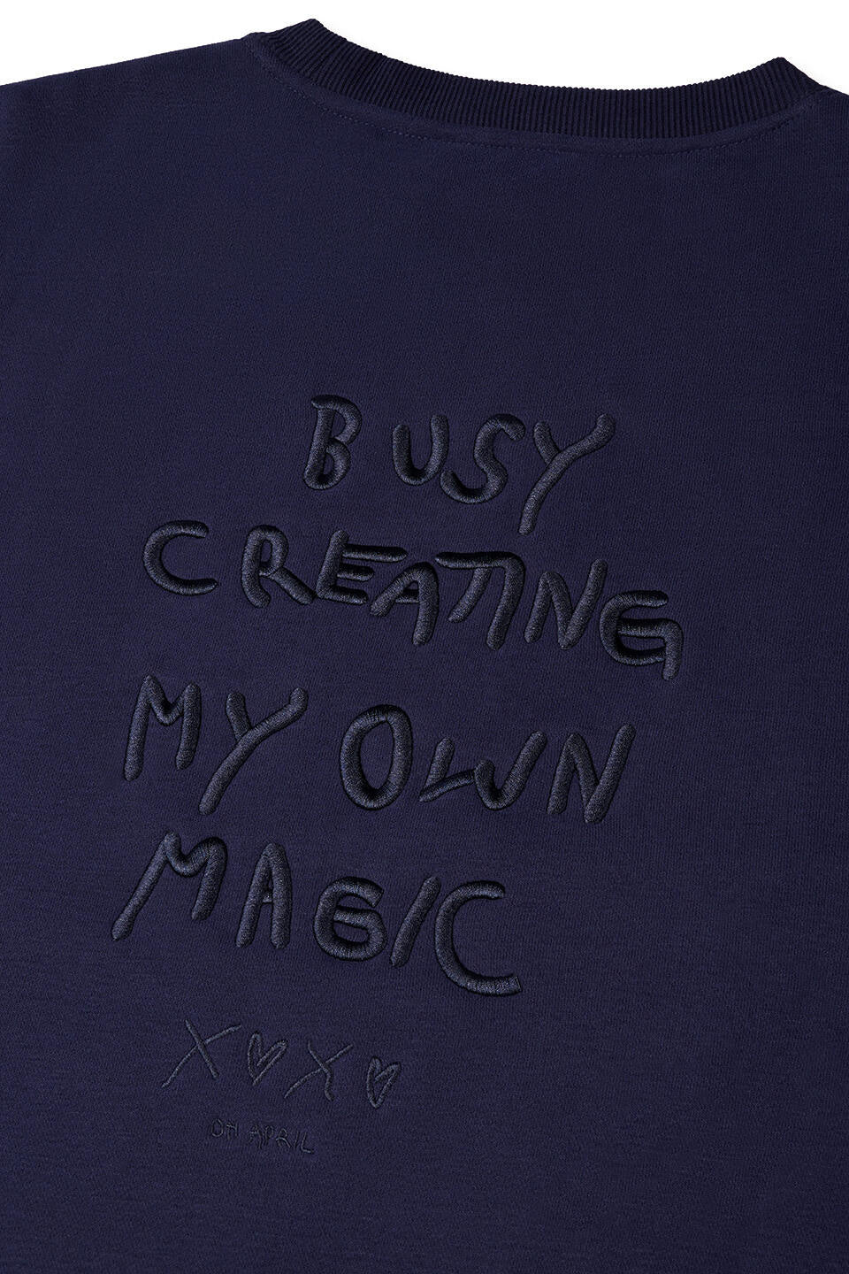 Oversized Sweatshirt MAGIC - Blackberry - Blau