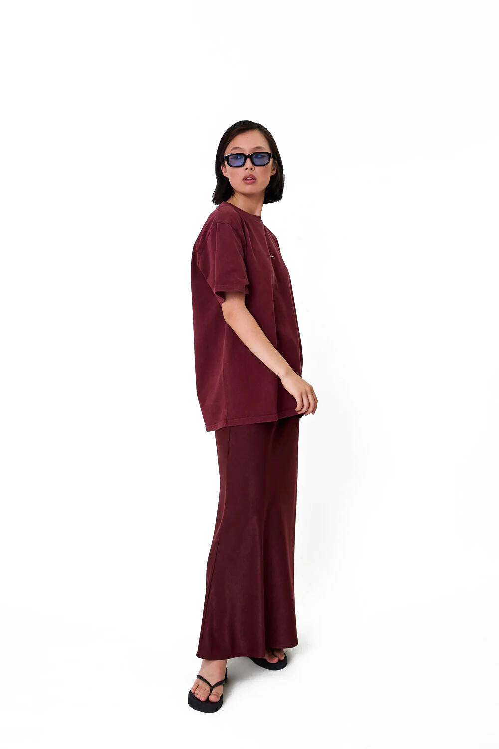 Satinrock JAELYNN - Cherrywood - Rot
