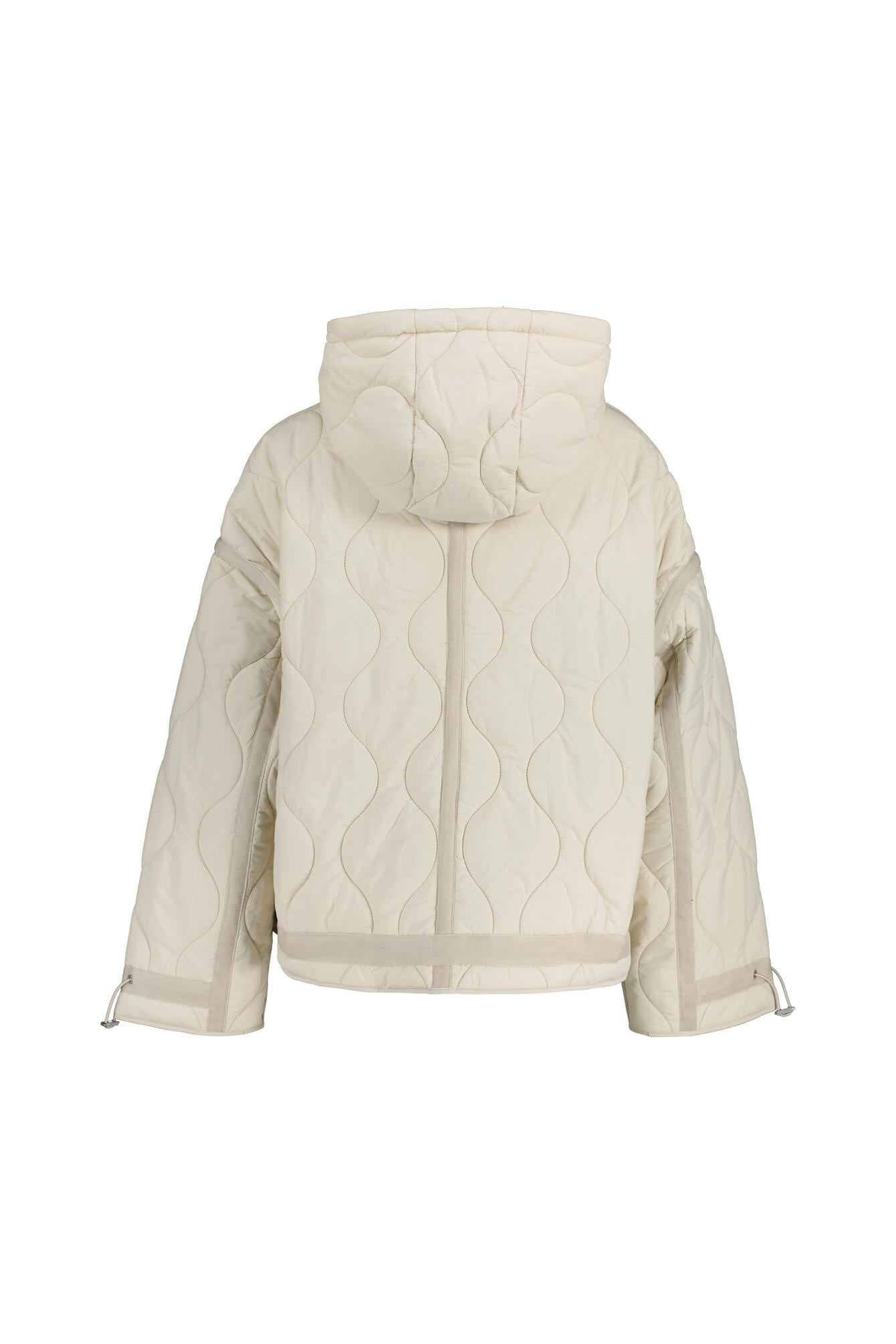 Steppjacke mit Kapuze - 1010 Stone - Beige