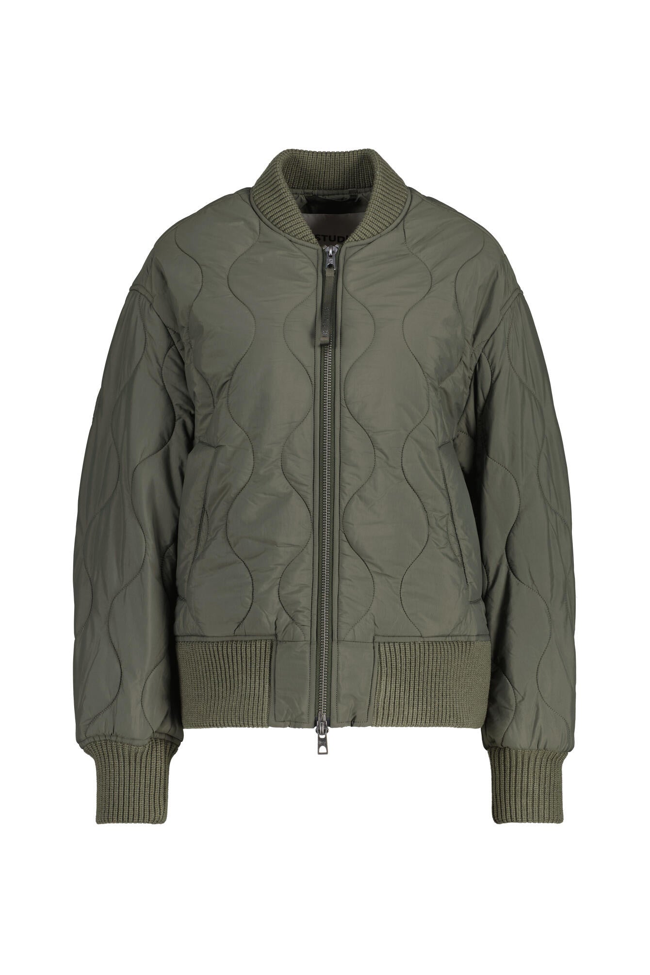 Bomberjacke gesteppt - 7040 Burnt Grey - Khaki