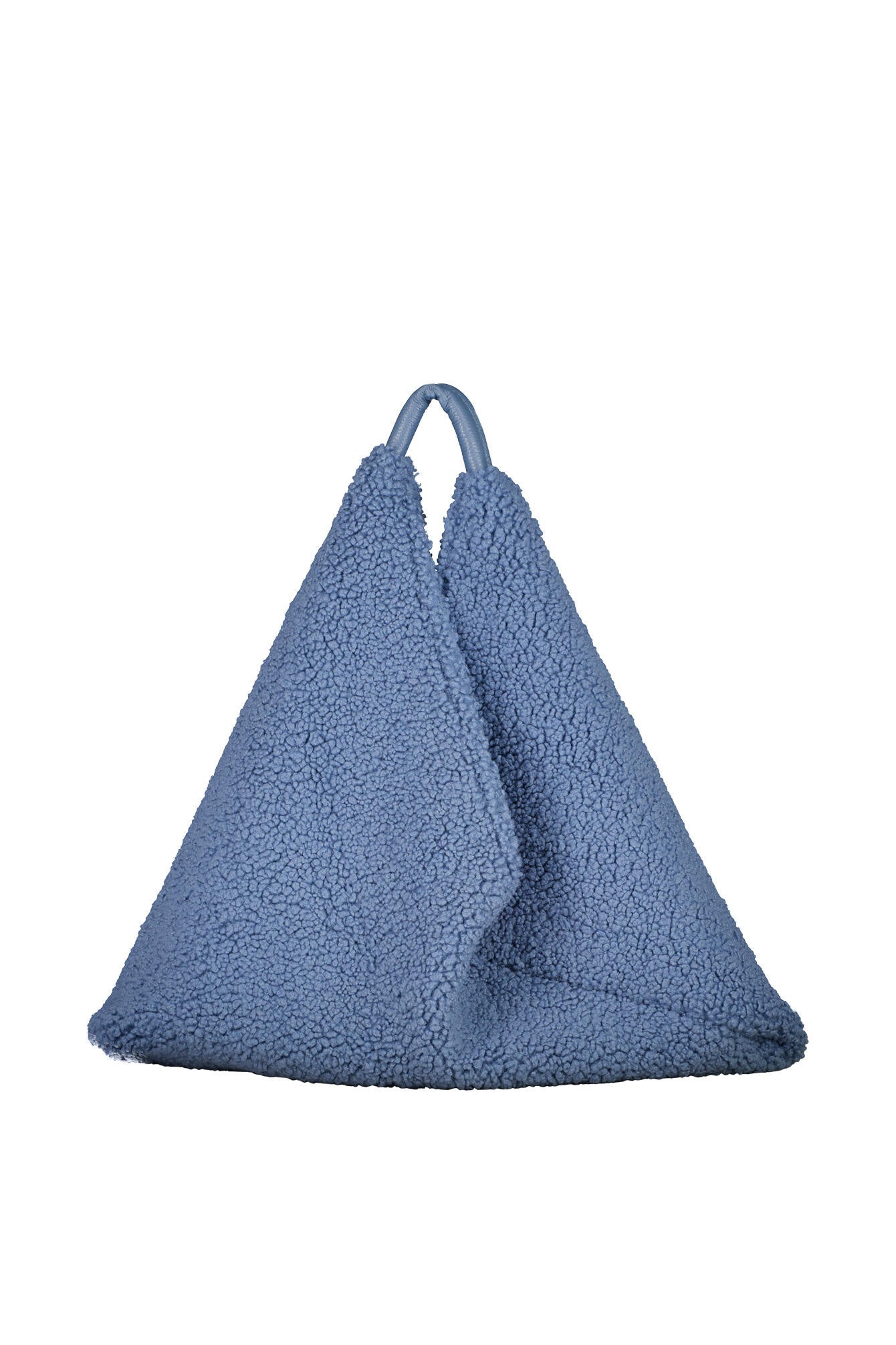 Shopper in Teddy-Optik - Blue - Blau