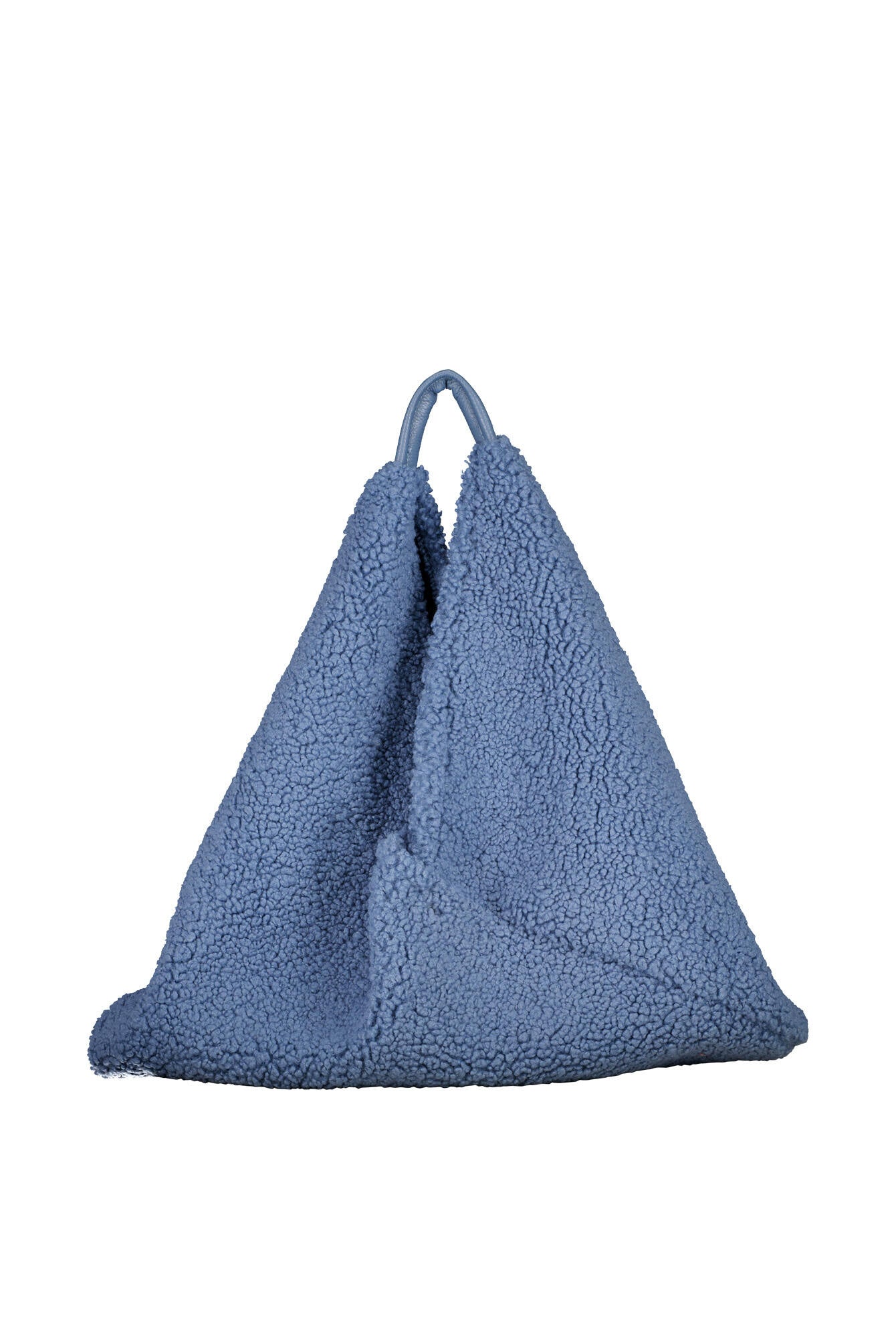 Shopper in Teddy-Optik - Blue - Blau