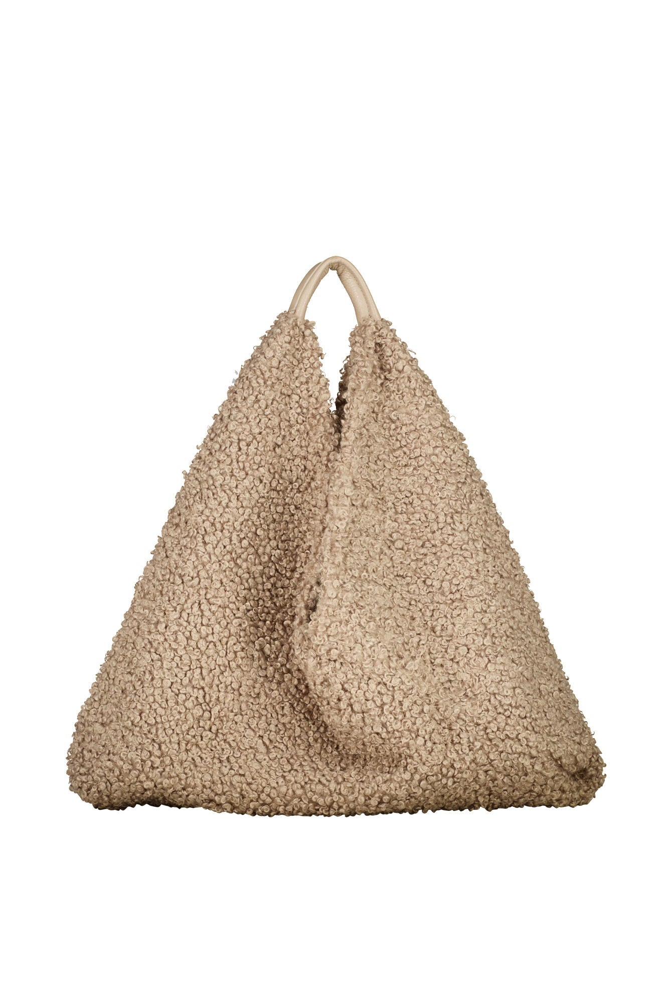 Shopper in Teddy-Optik - Beige - Beige