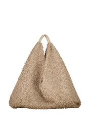 Shopper in Teddy-Optik - Beige - Beige