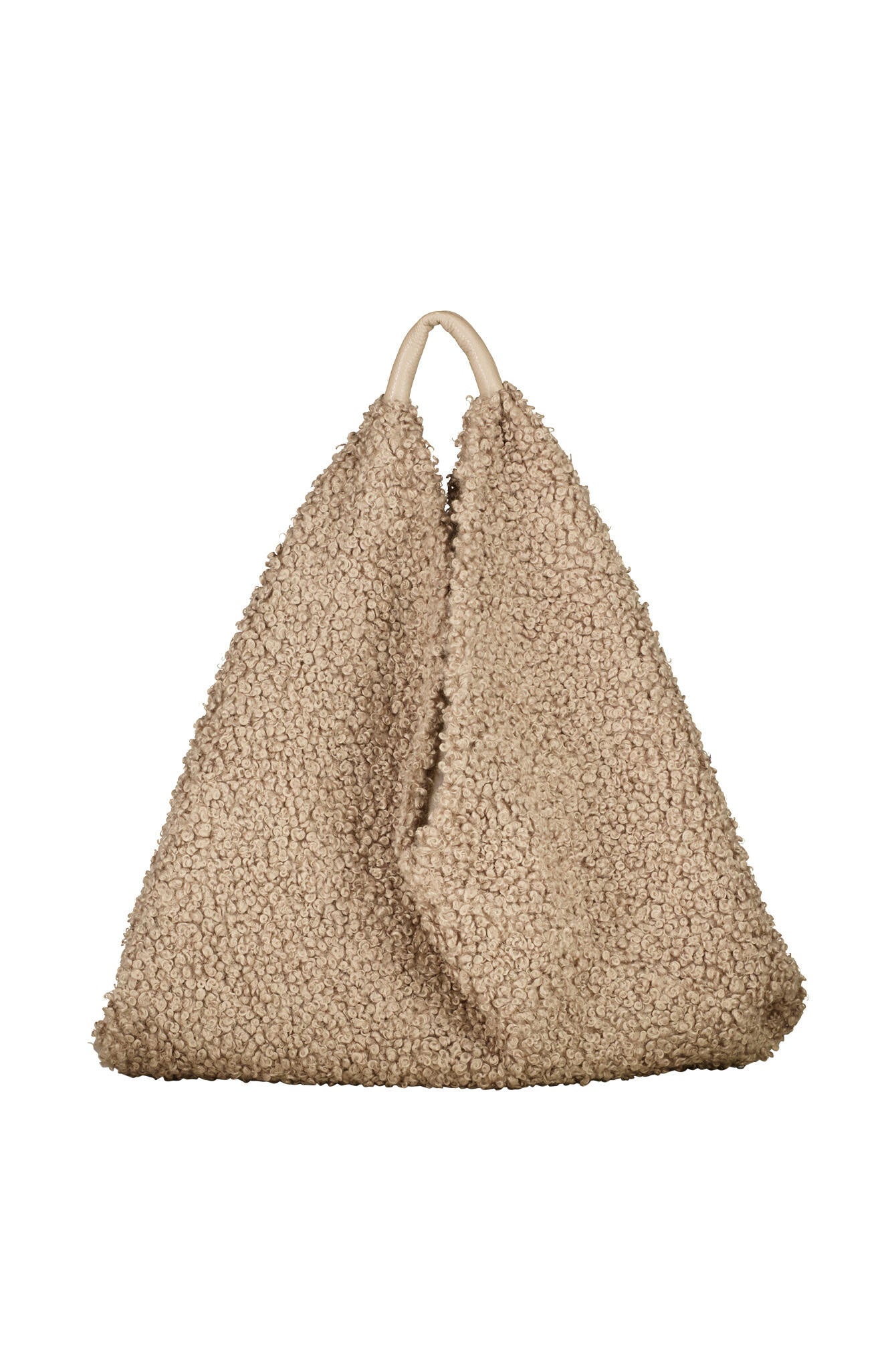 Shopper in Teddy-Optik - Beige - Beige