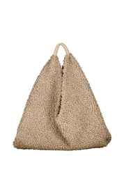 Shopper in Teddy-Optik - Beige - Beige