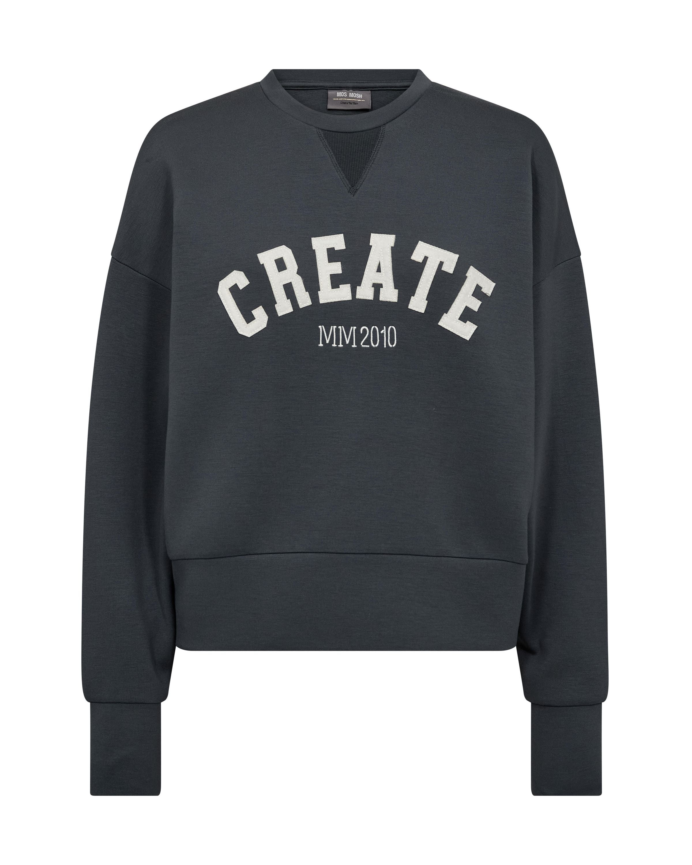 Sweatshirt aus Viskosemix - 836 Urban Chic - Grau