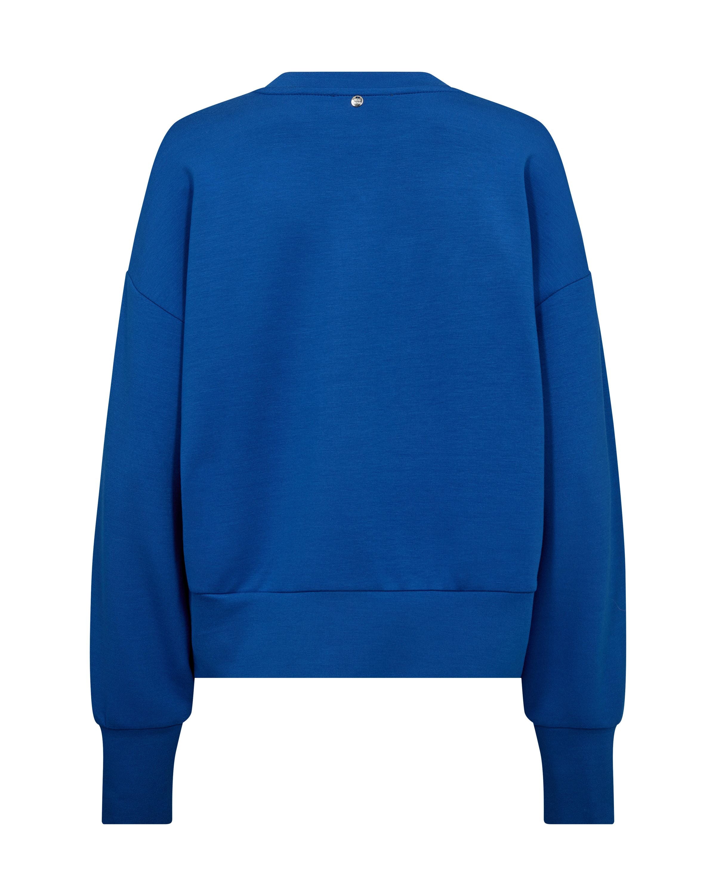 Sweatshirt aus Viskosemix - 242 Blue Lolite - Blau