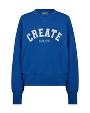 Sweatshirt aus Viskosemix - 242 Blue Lolite - Blau