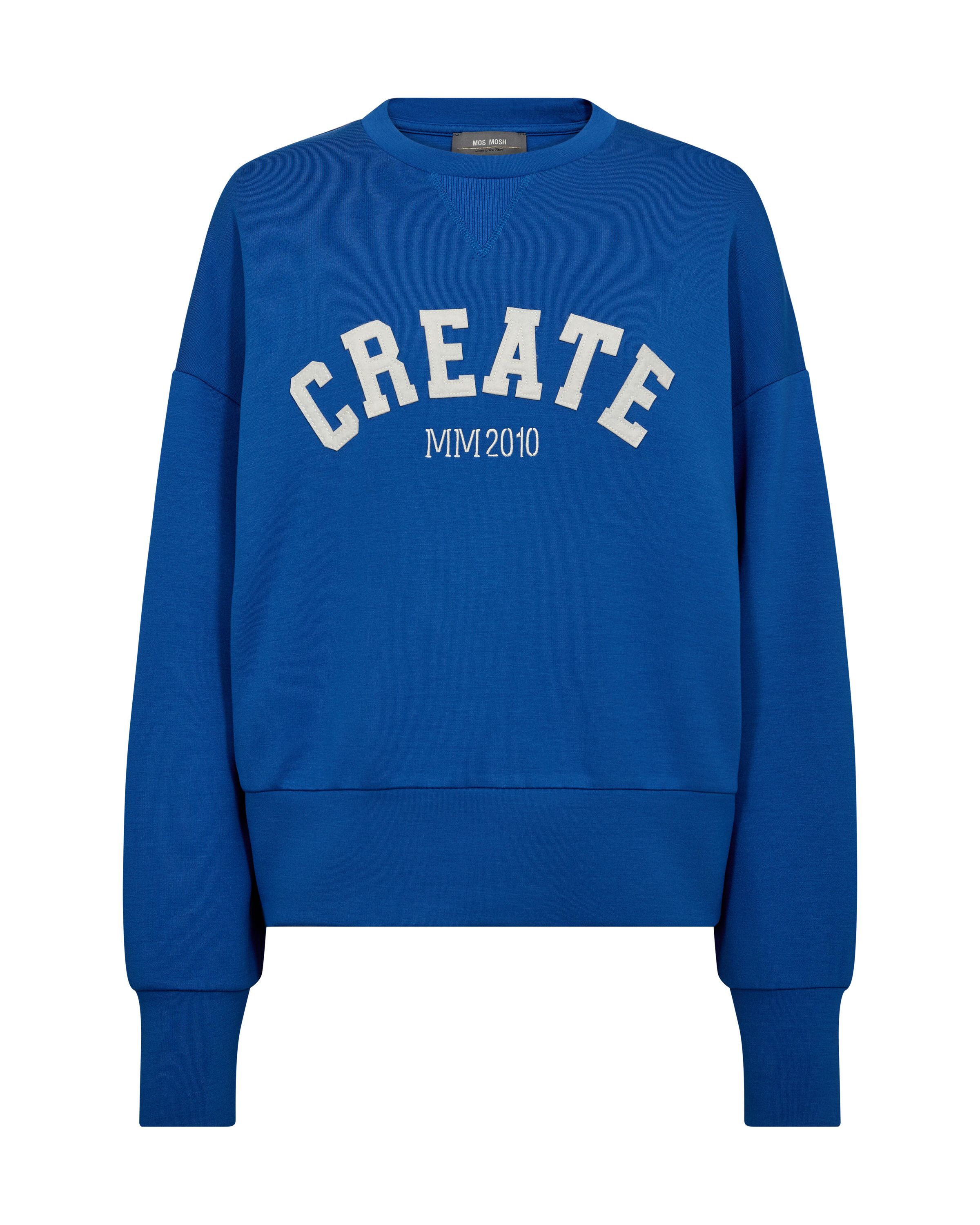 Sweatshirt aus Viskosemix - 242 Blue Lolite - Blau