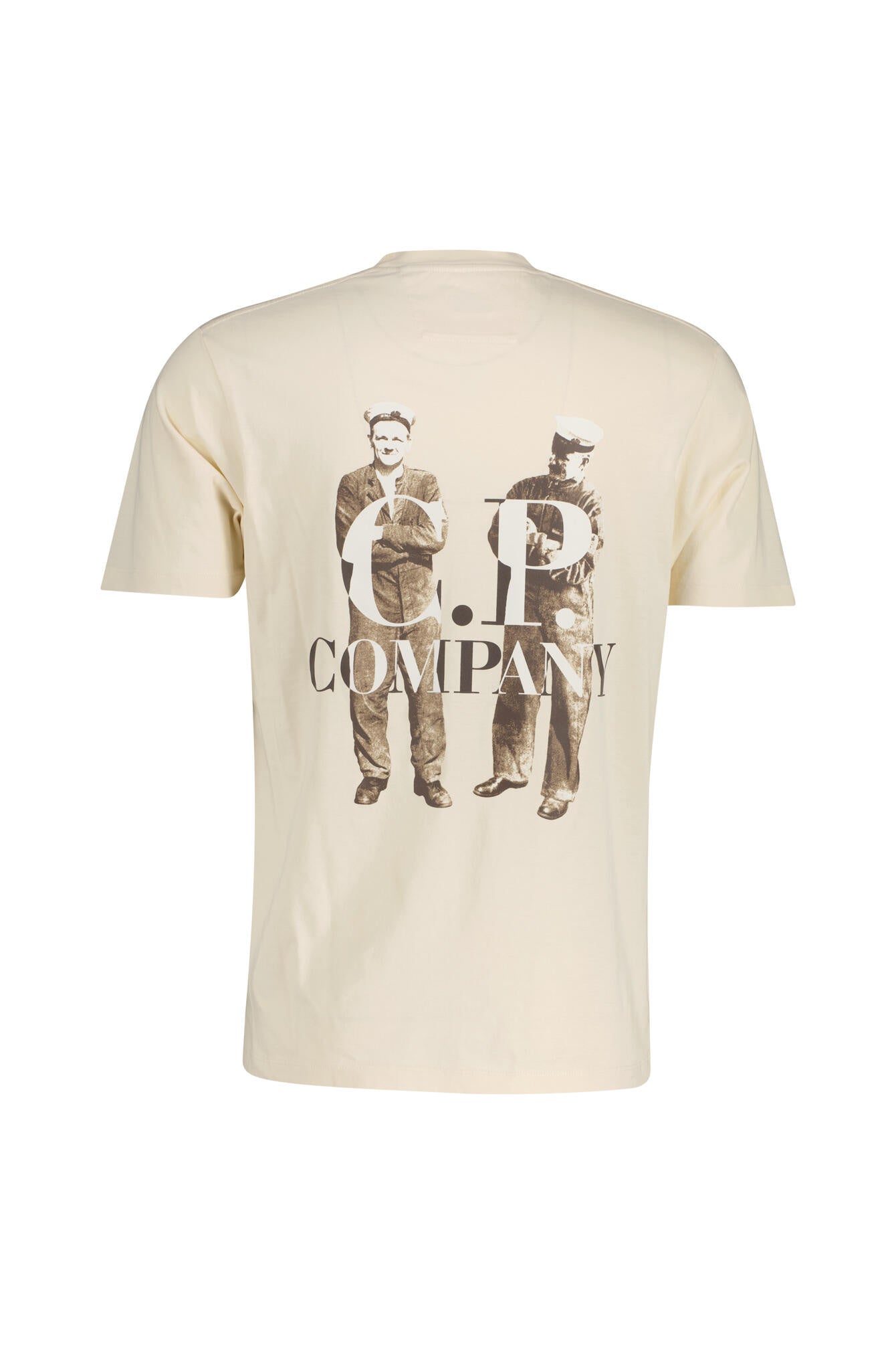 T-Shirt aus Baumwolle - 402 Pistachio Shell - Creme