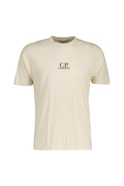 T-Shirt aus Baumwolle - 402 Pistachio Shell - Creme