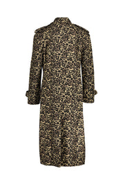 Mantel im Animal Print - Leo - Braun