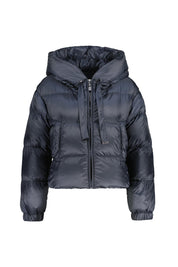 Daunenjacke SEIE mit Kapuze - 008 - Blau