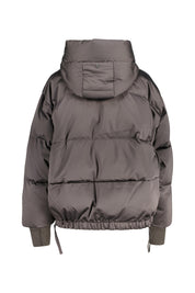 Daunenjacke HEKA M 71 mit Kapuze - 239 Dark Brown - Braun