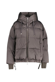 Daunenjacke HEKA M 71 mit Kapuze - 239 Dark Brown - Braun