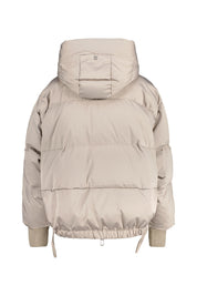 Daunenjacke HEKA M 75 mit Kapuze - 129 Wet Sand - Beige