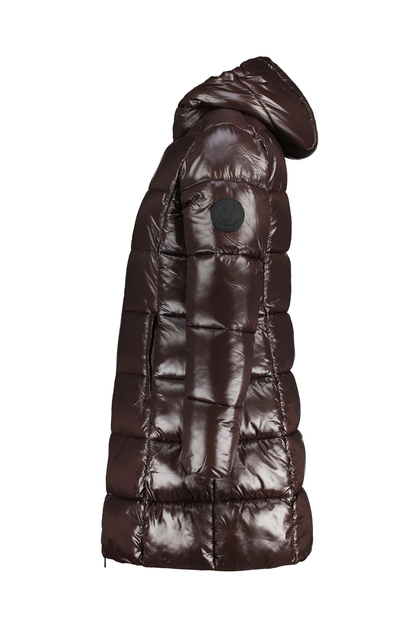 Pufferjacke INES - 40009 Brown Black - Braun