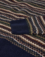 Strickpullover LAPORTE aus Woll-Mix - 948 Total Eclipse - Mehrfarbig