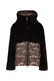 Steppjacke FANEVIL in Felloptik - 390 Java Marrone - Braun