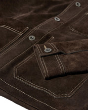 Lederjacke JULE mit aufliegendem Kragen - 769 Chocolate Brown - Braun