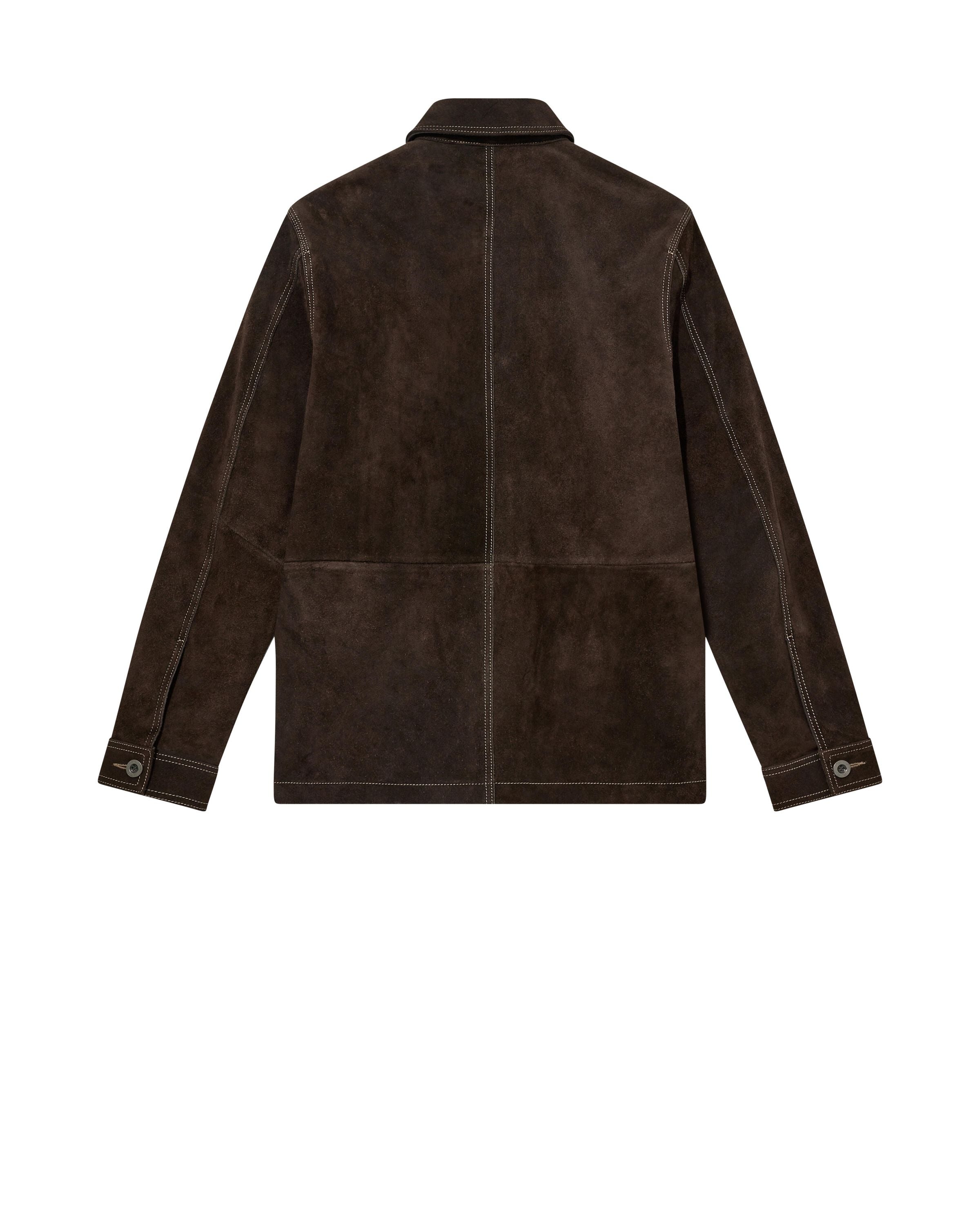 Lederjacke JULE mit aufliegendem Kragen - 769 Chocolate Brown - Braun