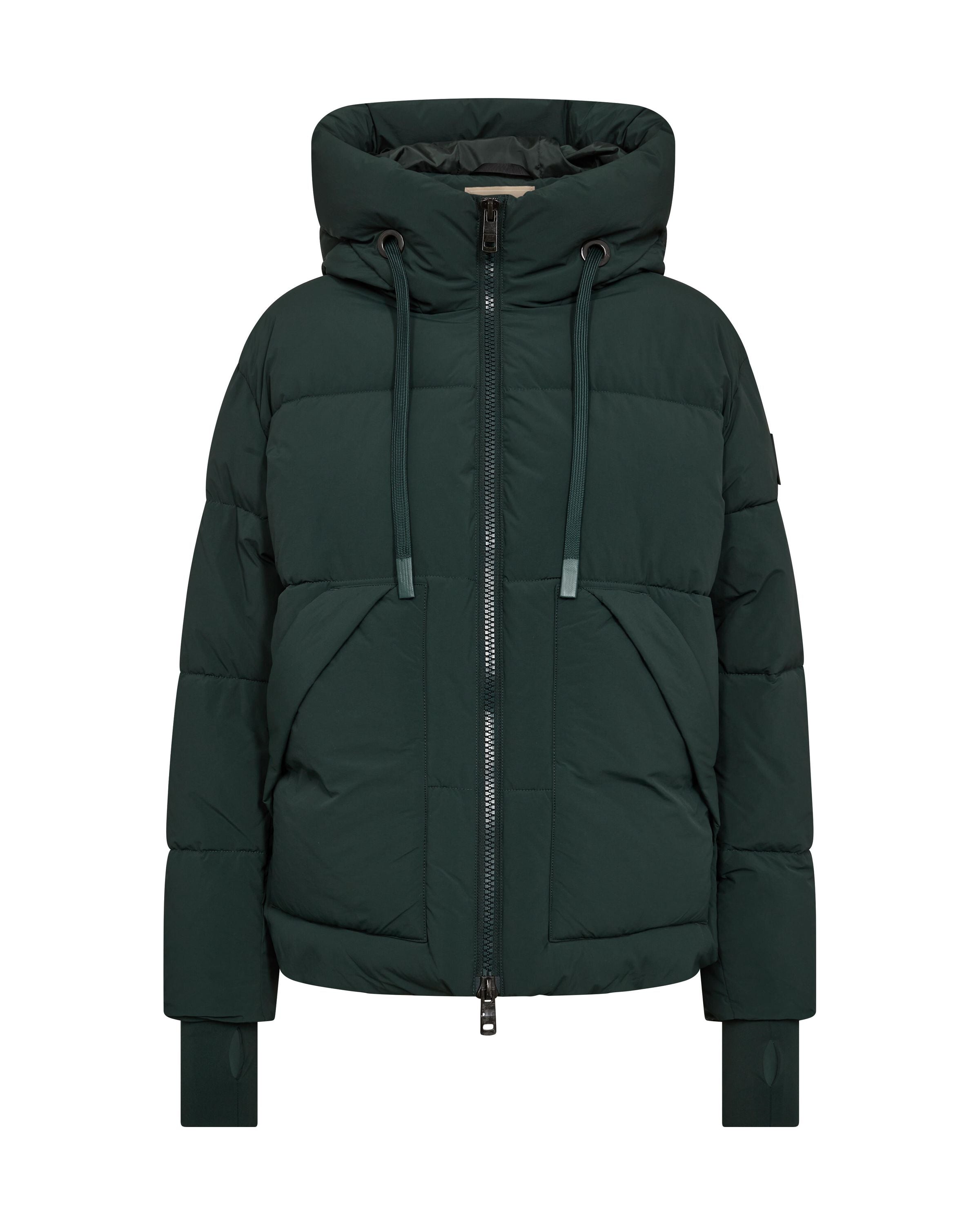Steppjacke OLLIE mit Kapuze - 837 Scarab - Grün