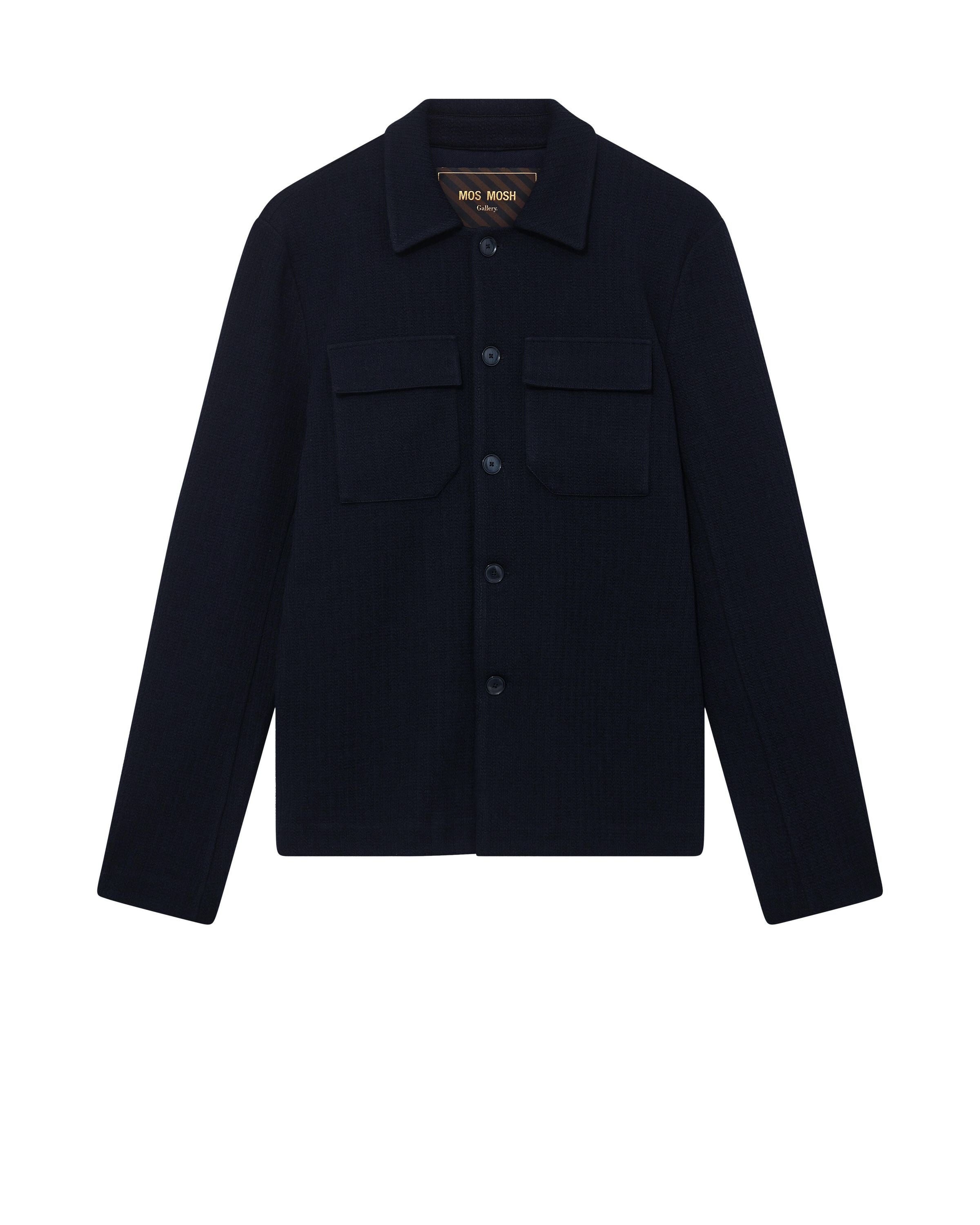 Overshirt AUSTIN aus Wollmix - 469 Navy - Blau