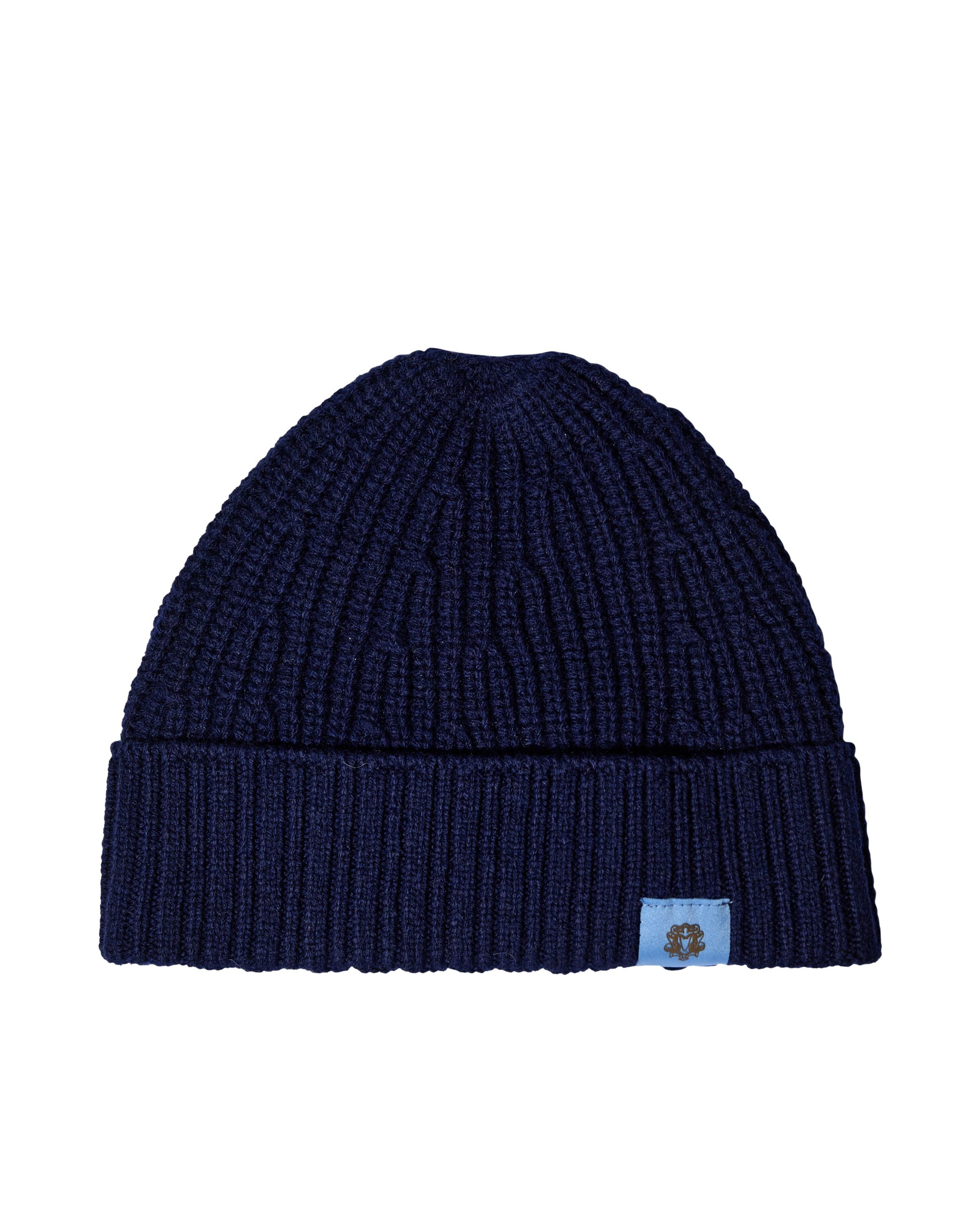 Strickmütze SEAMAN aus Wolle - 964 Blue - Blau